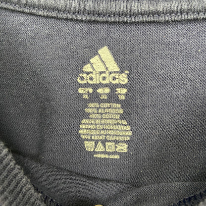 古着 used　adidas アディダス　長袖プリントTシャツ　ロンT　インディアナペイサーズ　NBA　ネイビー　XLサイズ