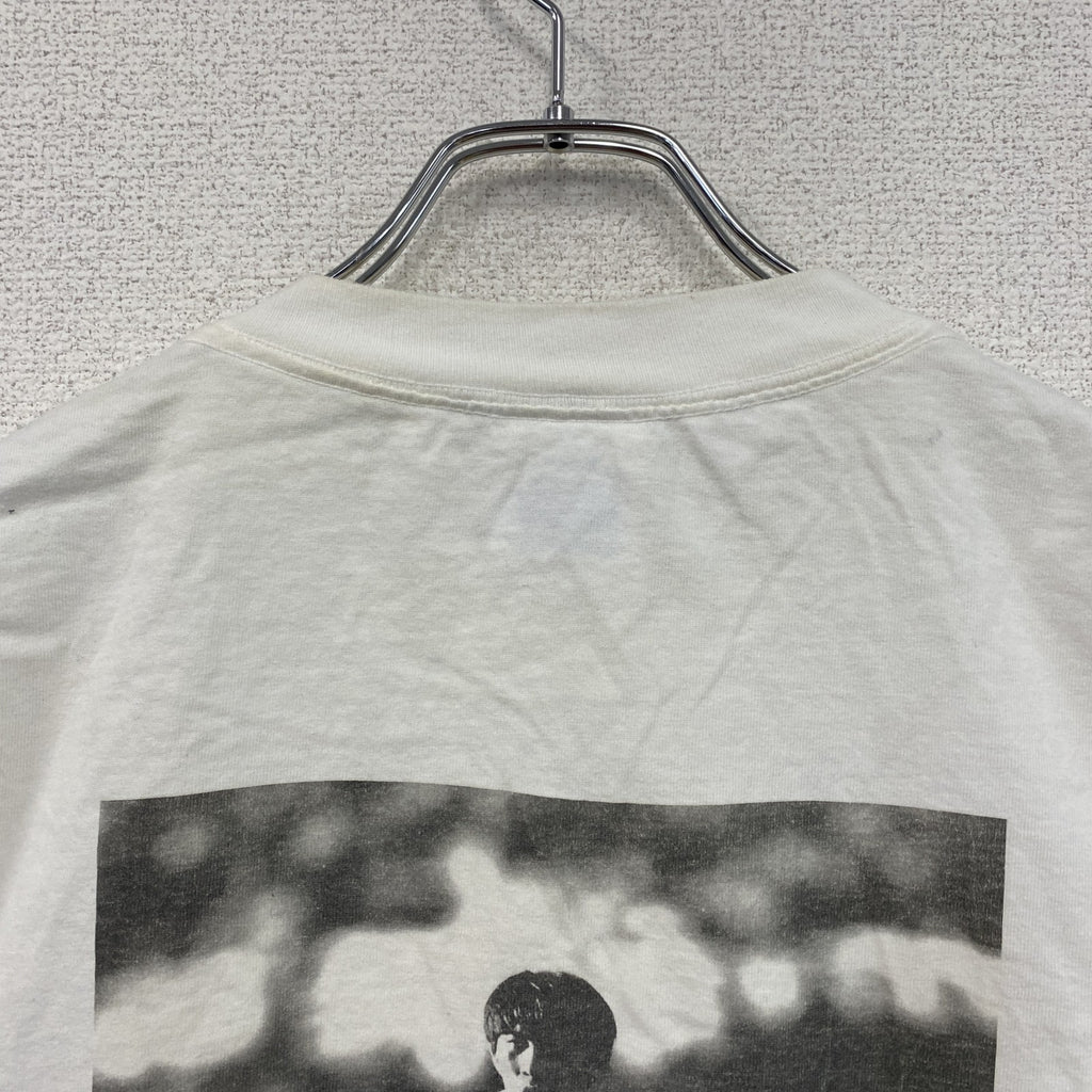 90s　United Sports　前園真聖　横浜フリューゲルス　半袖プリントTシャツ　白　ホワイト　Mサイズ