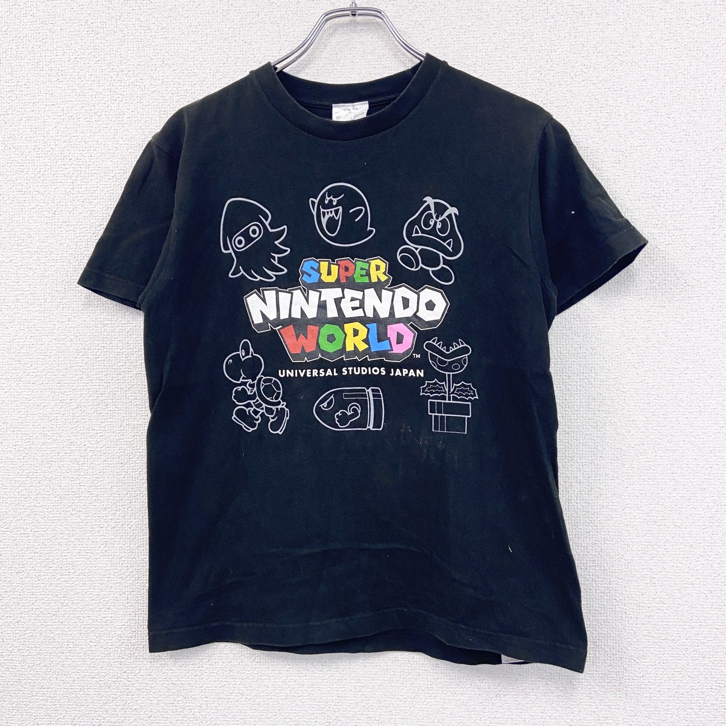 UNIVERSAL STUDIOS JAPAN　ニンテンドー　半袖Tシャツ　キャラクターT　黒　ブラック　Sサイズ