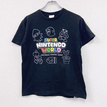 UNIVERSAL STUDIOS JAPAN　ニンテンドー　半袖Tシャツ　キャラクターT　黒　ブラック　Sサイズ