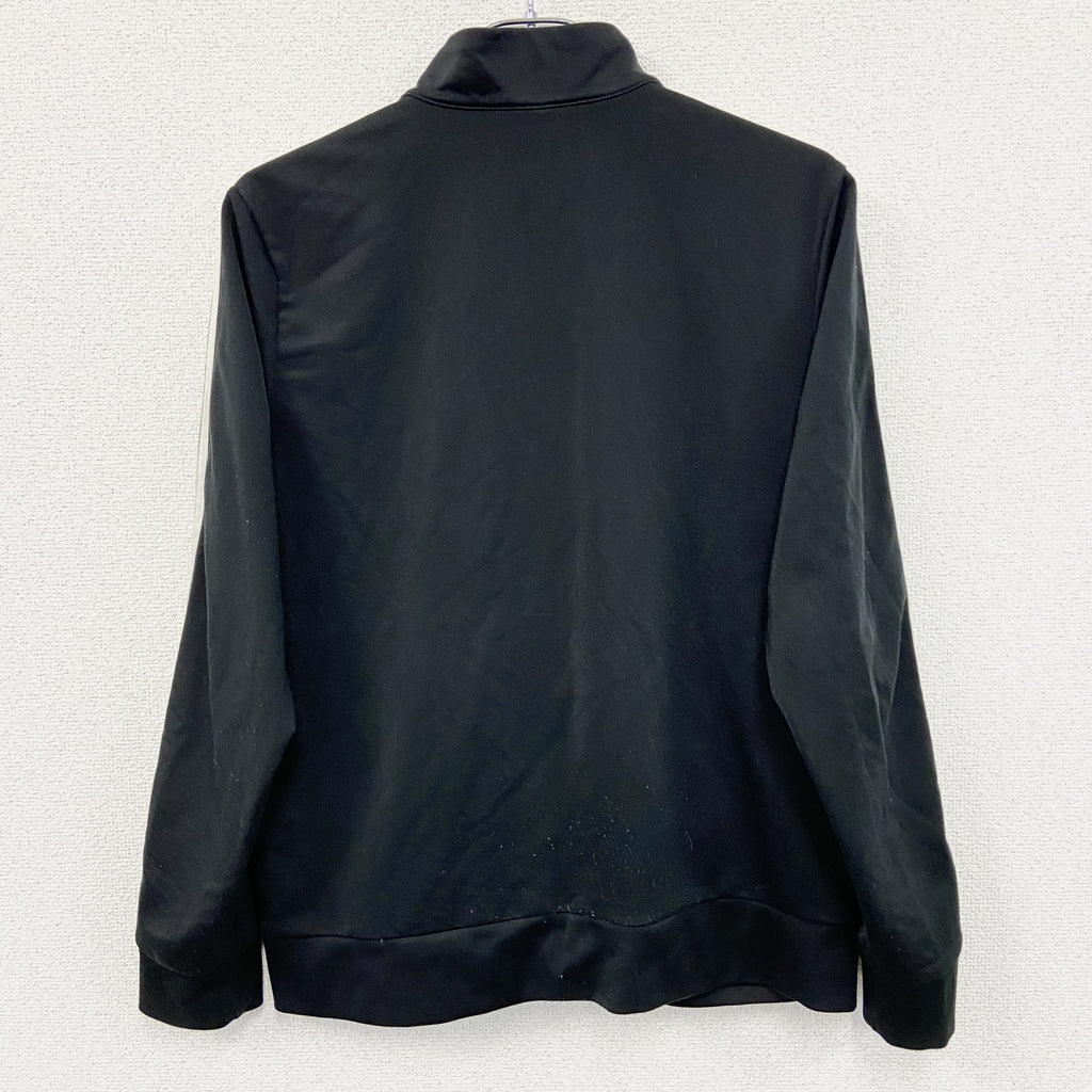 adidas　アディダス　フルジップトラックジャケット/ジャージ　黒　ブラック　XLサイズ