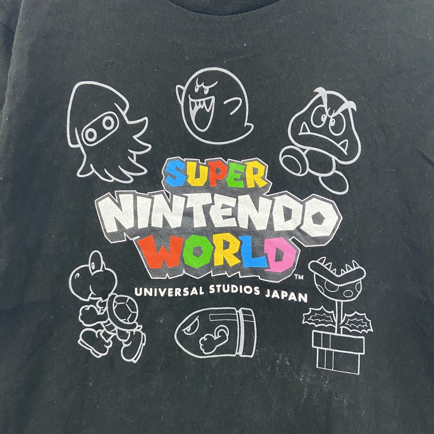 UNIVERSAL STUDIOS JAPAN　ニンテンドー　半袖Tシャツ　キャラクターT　黒　ブラック　Sサイズ