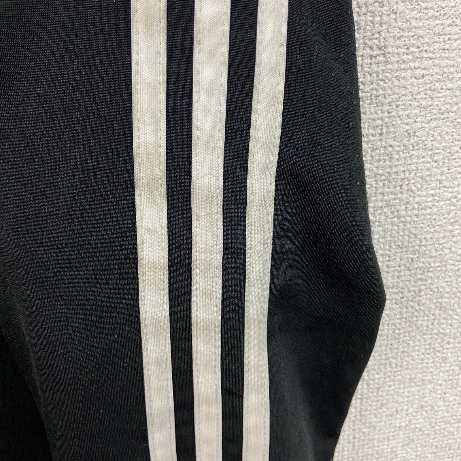 adidas　アディダス　フルジップトラックジャケット/ジャージ　黒　ブラック　XLサイズ