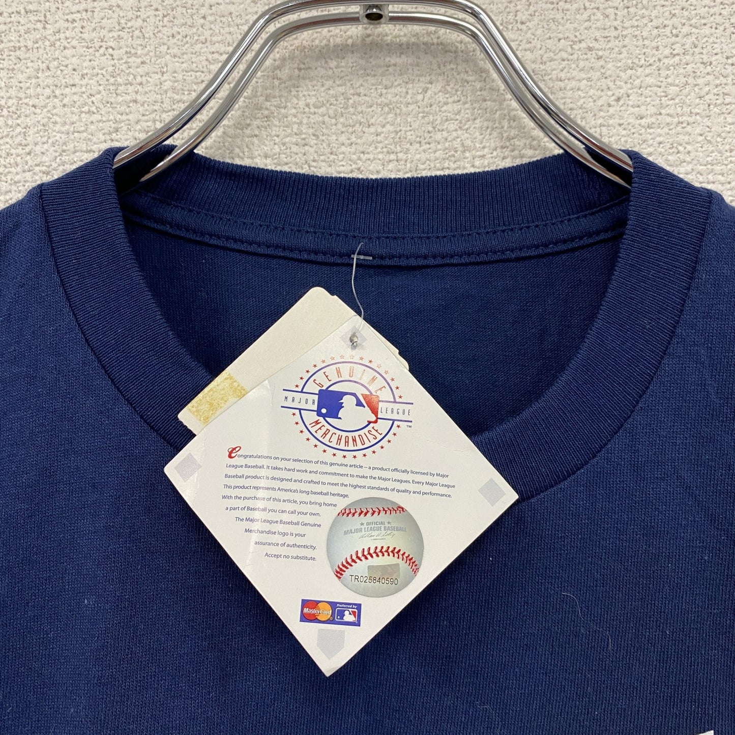 Majestic　ニューヨークヤンキース　デレクジーター　半袖プリントTシャツ　デッドストック　紺　ネイビー　Lサイズ　