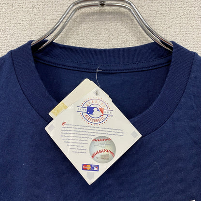 Majestic　ニューヨークヤンキース　デレクジーター　半袖プリントTシャツ　デッドストック　紺　ネイビー　Lサイズ　