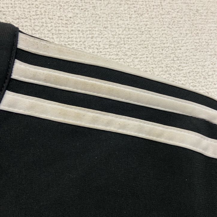 adidas　アディダス　フルジップトラックジャケット/ジャージ　黒　ブラック　XLサイズ