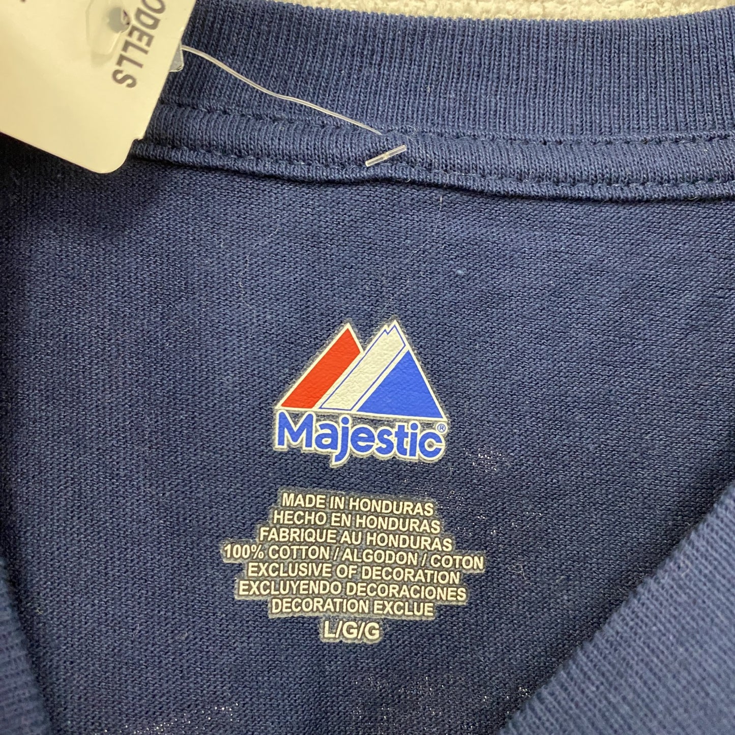 Majestic　ニューヨークヤンキース　デレクジーター　半袖プリントTシャツ　デッドストック　紺　ネイビー　Lサイズ　