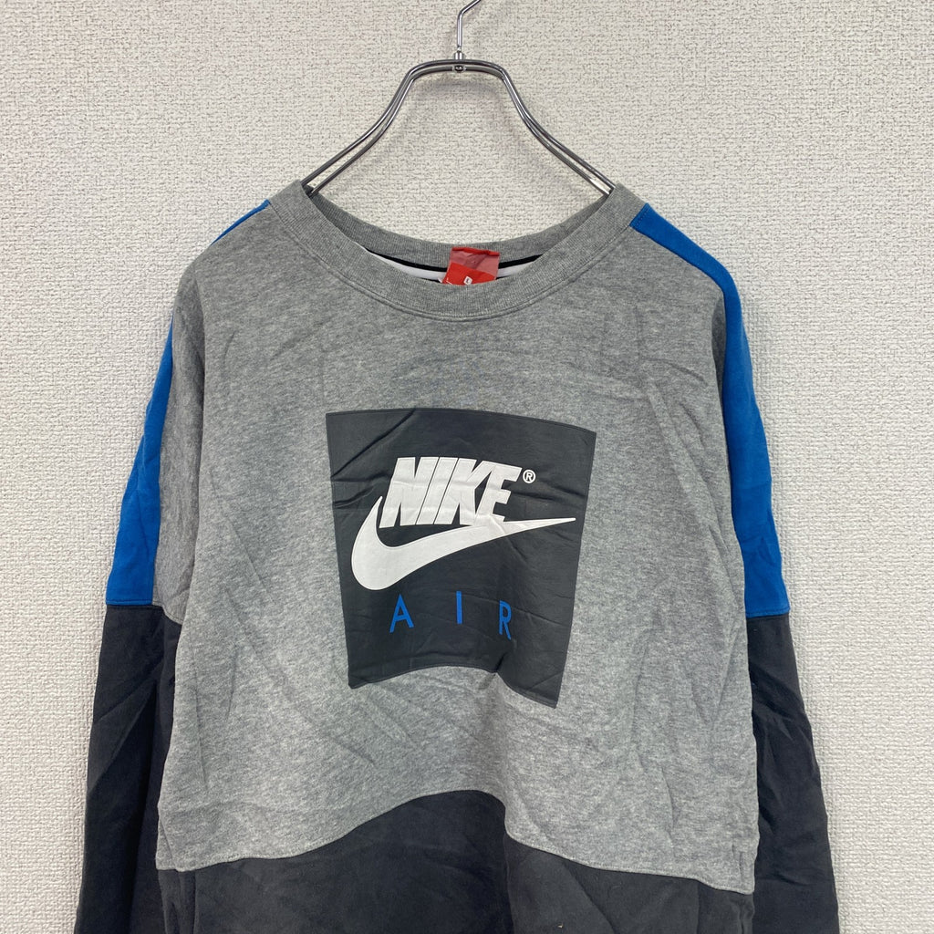 NIKE　ナイキ　スウェット/トレーナー　マルチカラー　ダークグレー　Lサイズ