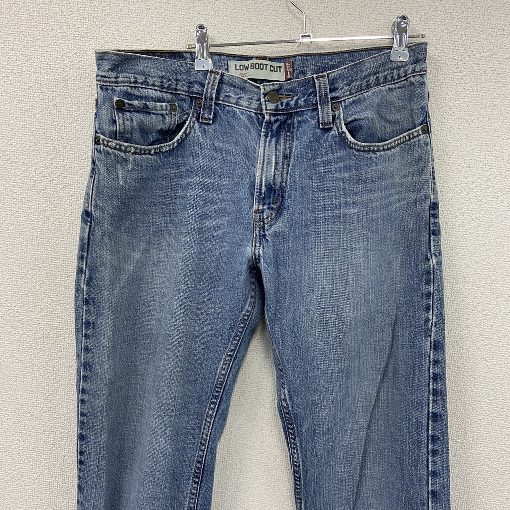Levi's　リーバイス　Low Boot Cut　523　デニムパンツ/ジーンズ　ジップフライ　インディゴ　W32サイズ