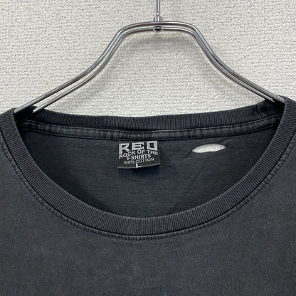 00s　Pink Floyd　ピンクフロイド　半袖プリントTシャツ　バンドT　フェード　黒　ブラック　Lサイズ　