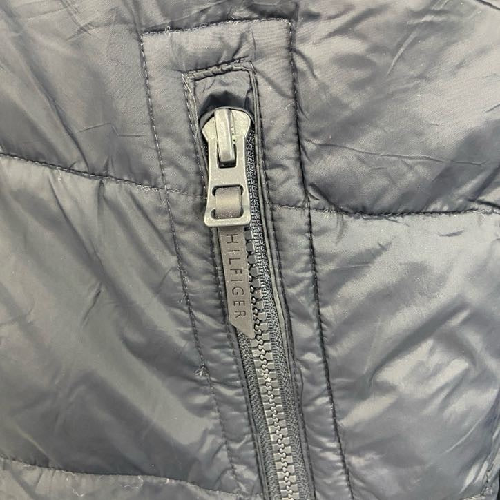 TOMMY HILFIGER　トミーヒルフィガー　フルジップ中綿ジャケット　紺　ネイビー　Sサイズ