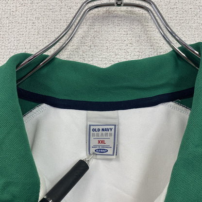 OLD NAVY　オールドネイビー　トラックジャケット/ジャージ　グリーン　ホワイト　2XLサイズ