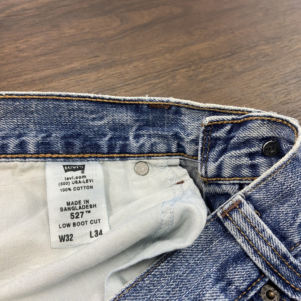 Levi's　リーバイス　Low Boot Cut　523　デニムパンツ/ジーンズ　ジップフライ　インディゴ　W32サイズ