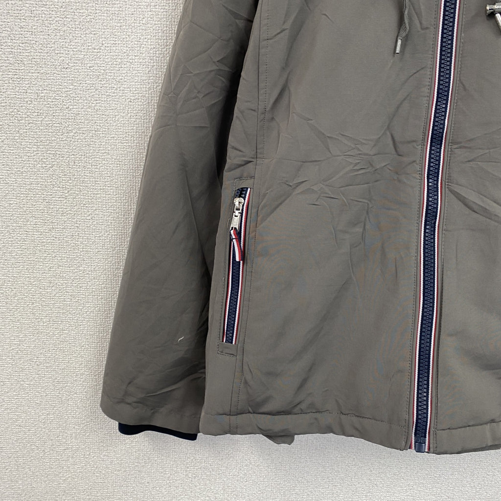 TOMMY HILFIGER　トミーヒルフィガー　フルジップ中綿ジャケット　チャコールグレー　2XLサイズ