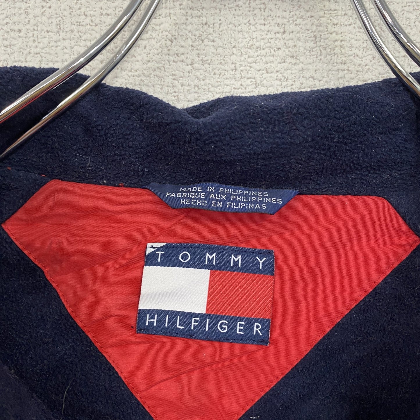 90s　TOMMY HILFIGER　トミーヒルフィガー　フルジップジャケット　ヴィンテージ　赤　レッド　