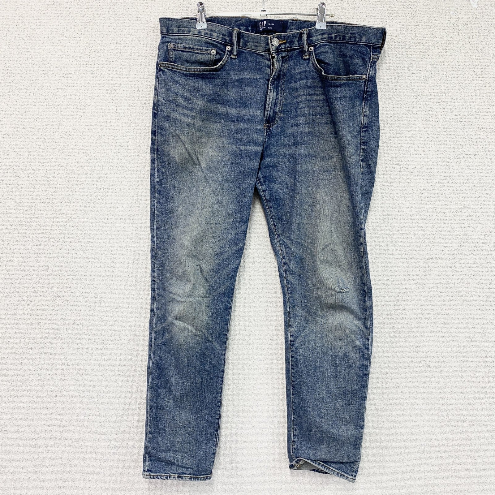 GAP　ギャップ　デニムパンツ/ジーンズ　ヒゲ　縦落ち　インディゴ　W36
