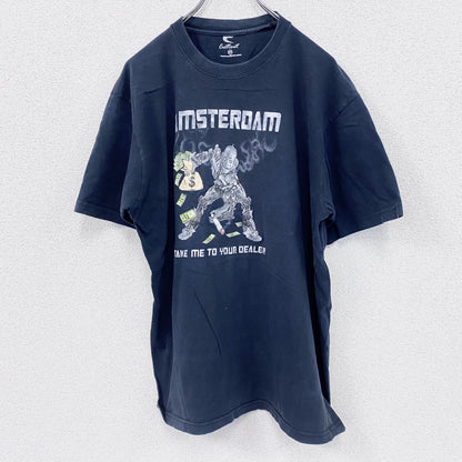 cuttont　半袖プリントTシャツ　黒　ブラック　XXLサイズ