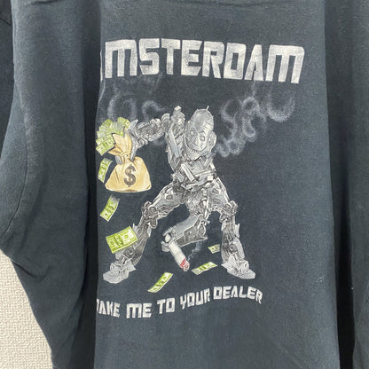 cuttont　半袖プリントTシャツ　黒　ブラック　XXLサイズ