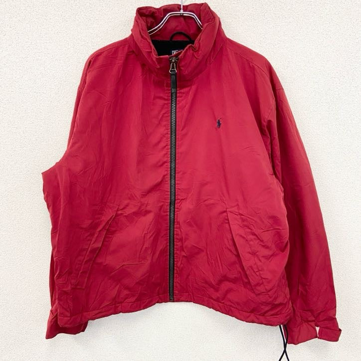 Polo by Ralph Lauren　ポロバイラルフローレン　フルジップ中綿ジャケット　赤　レッド　XLサイズ