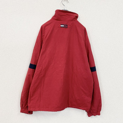 90s　TOMMY HILFIGER　トミーヒルフィガー　フルジップジャケット　ヴィンテージ　赤　レッド　