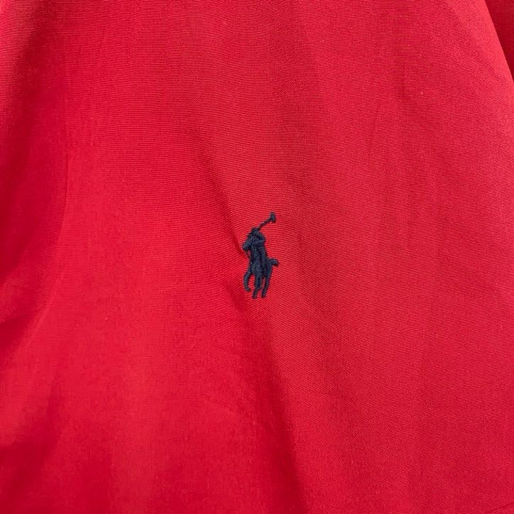 Polo by Ralph Lauren　ポロバイラルフローレン　フルジップ中綿ジャケット　赤　レッド　XLサイズ