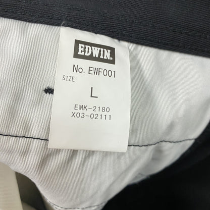EDWIN　エドウィン　OVER WORKS FACTORY　ペインターパンツ　黒　ブラック　Lサイズ