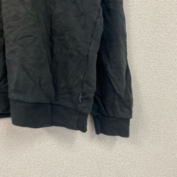 00s　adidas　アディダス　スウェット/トレーナー　ヴィンテージ　パフォーマンスロゴ　黒　ブラック　XLサイズ