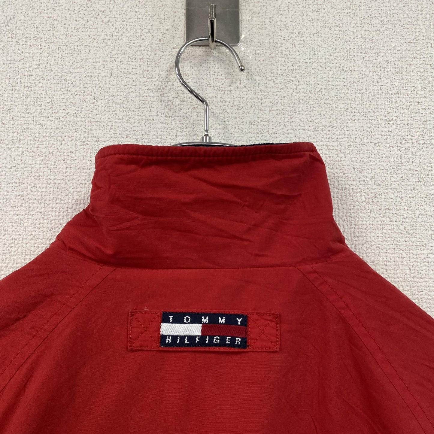 90s　TOMMY HILFIGER　トミーヒルフィガー　フルジップジャケット　ヴィンテージ　赤　レッド　