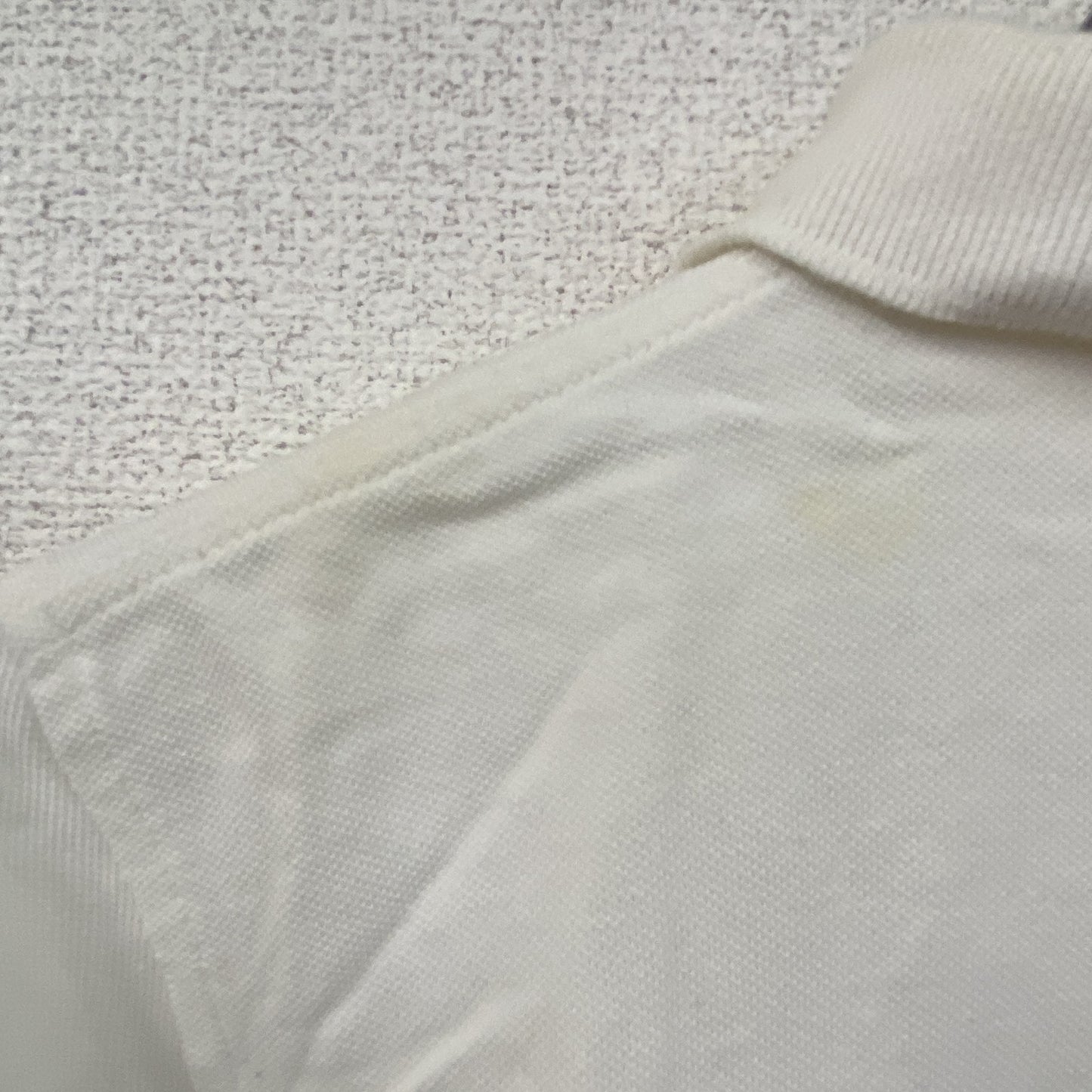 FRED PERRY　フレッドペリー　半袖ポロシャツ　スポーツウェア　ロゴ刺繡　白　ホワイト　Mサイズ
