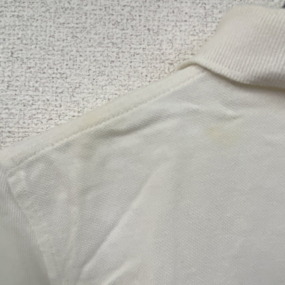 FRED PERRY　フレッドペリー　半袖ポロシャツ　スポーツウェア　ロゴ刺繡　白　ホワイト　Mサイズ