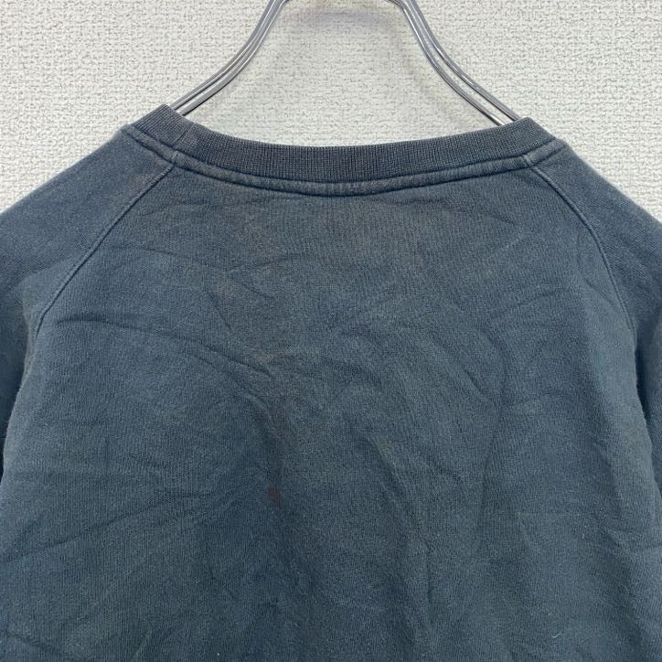 00s　adidas　アディダス　スウェット/トレーナー　ヴィンテージ　パフォーマンスロゴ　黒　ブラック　XLサイズ