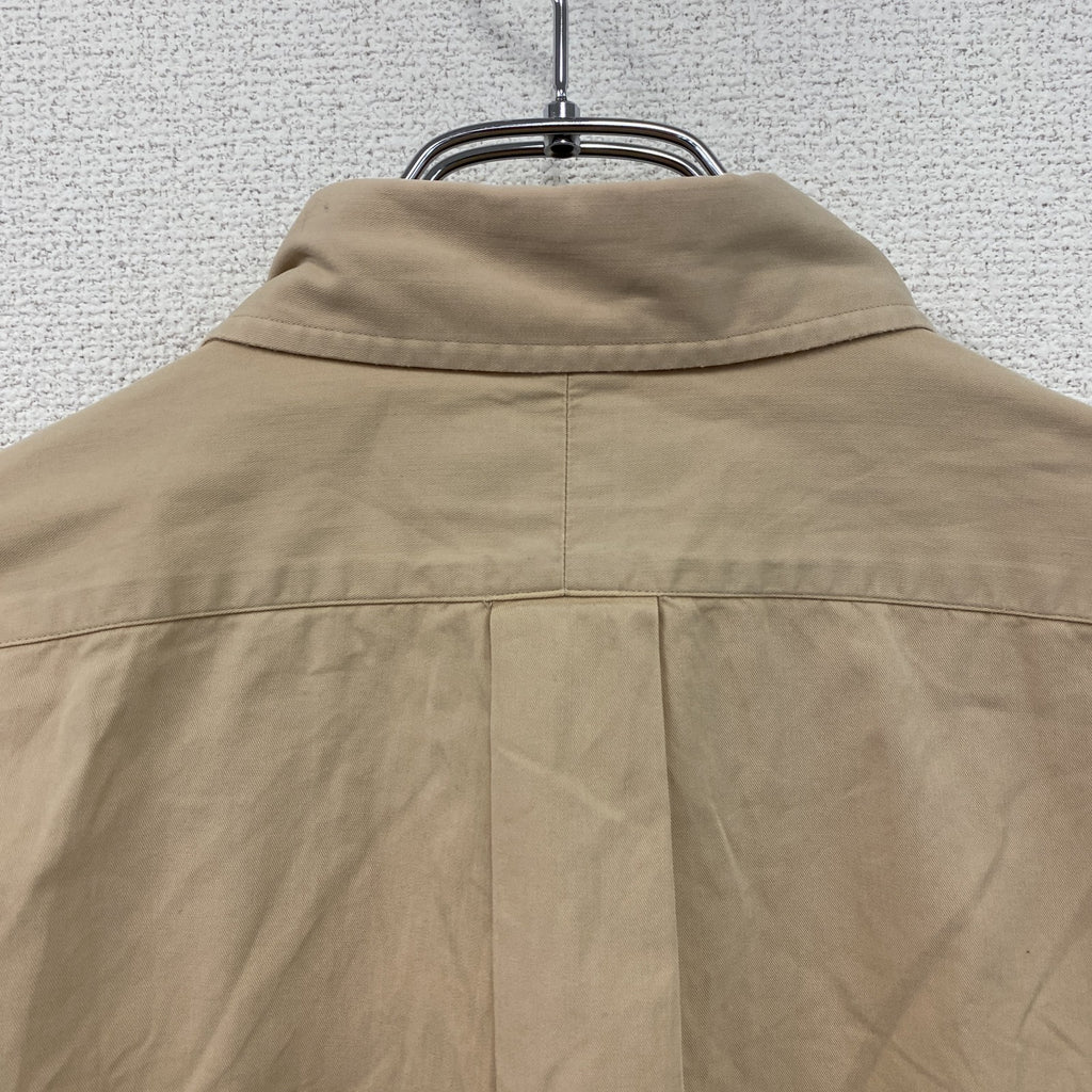 90s　Ralph Lauren　ラルフローレン　BLAKE　長袖ボタンダウンシャツ　ベージュ　Lサイズ