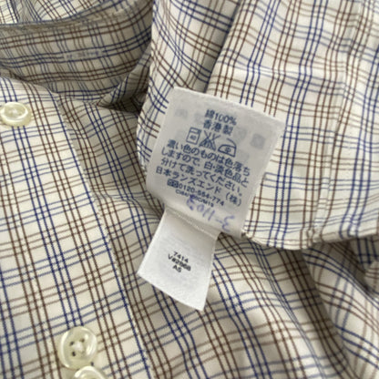 LAND’S END　ランズエンド　長袖シャツ　チェック柄　16・33サイズ