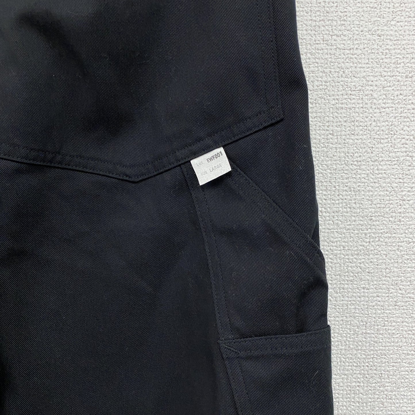 EDWIN　エドウィン　OVER WORKS FACTORY　ペインターパンツ　黒　ブラック　Lサイズ