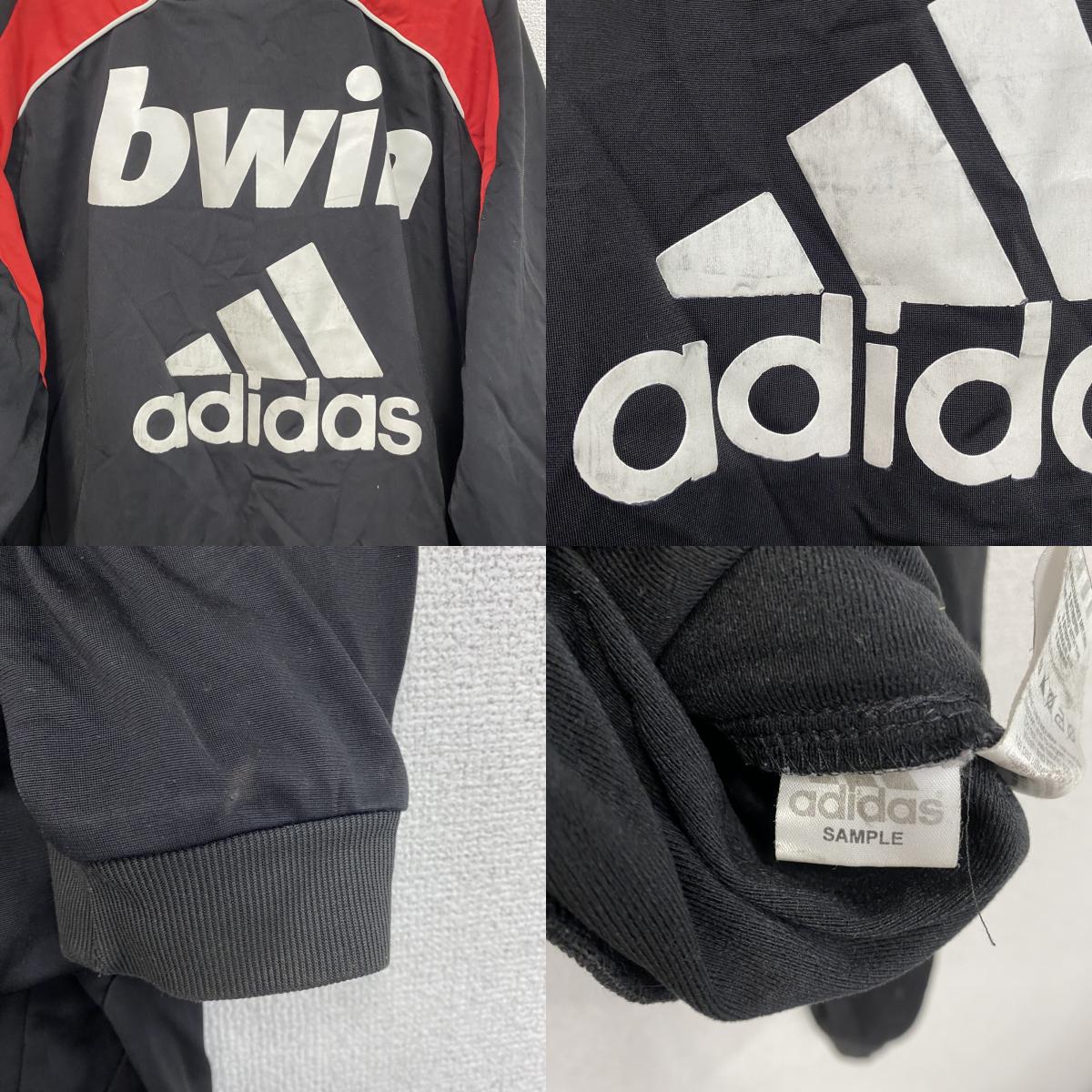 00s　adidas　アディダス　菅田将暉着用　ACミラン　トラックジャケット　トラックパンツ　ブラック　Lサイズ