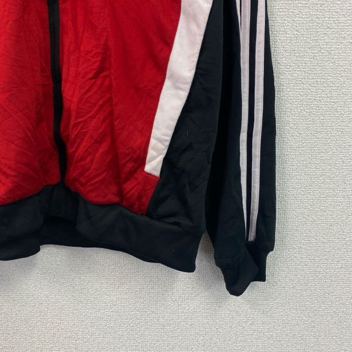 adidas　アディダス　トラックジャケット/ジャージ　赤　レッド　Lサイズ