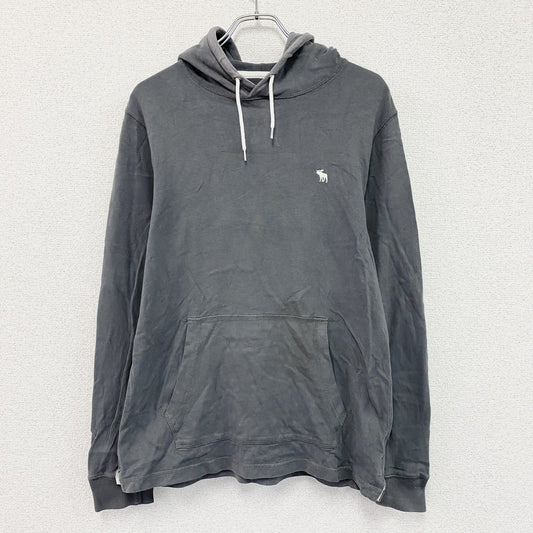 Abercrombie＆Fitch　アバクロンビー＆フィッチ　スウェットパーカー/フーディー　フェード　ダークグレー　Mサイズ