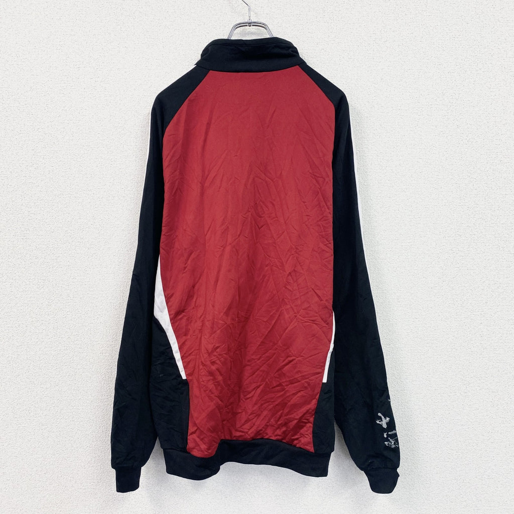 adidas　アディダス　トラックジャケット/ジャージ　赤　レッド　Lサイズ