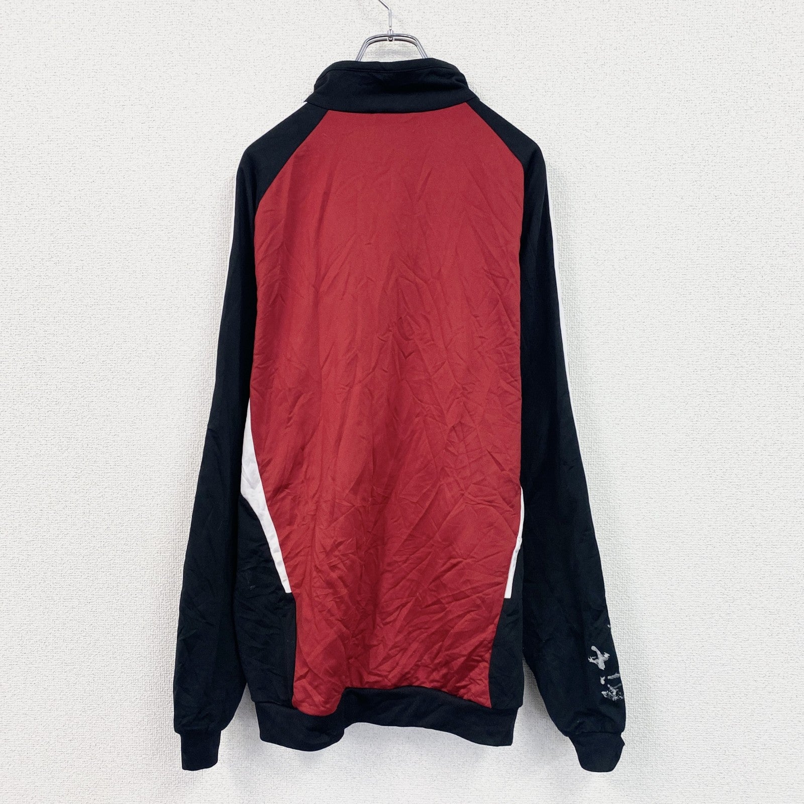 adidas　アディダス　トラックジャケット/ジャージ　赤　レッド　Lサイズ