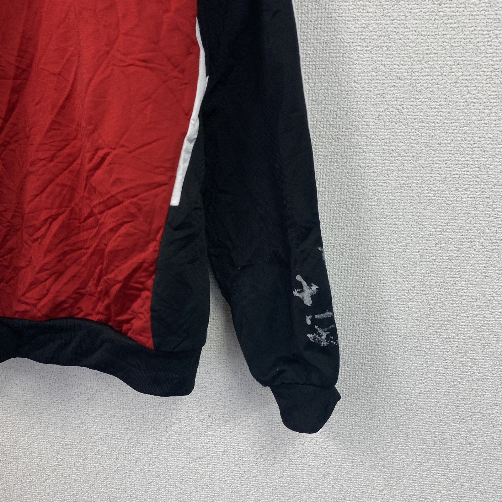 adidas　アディダス　トラックジャケット/ジャージ　赤　レッド　Lサイズ