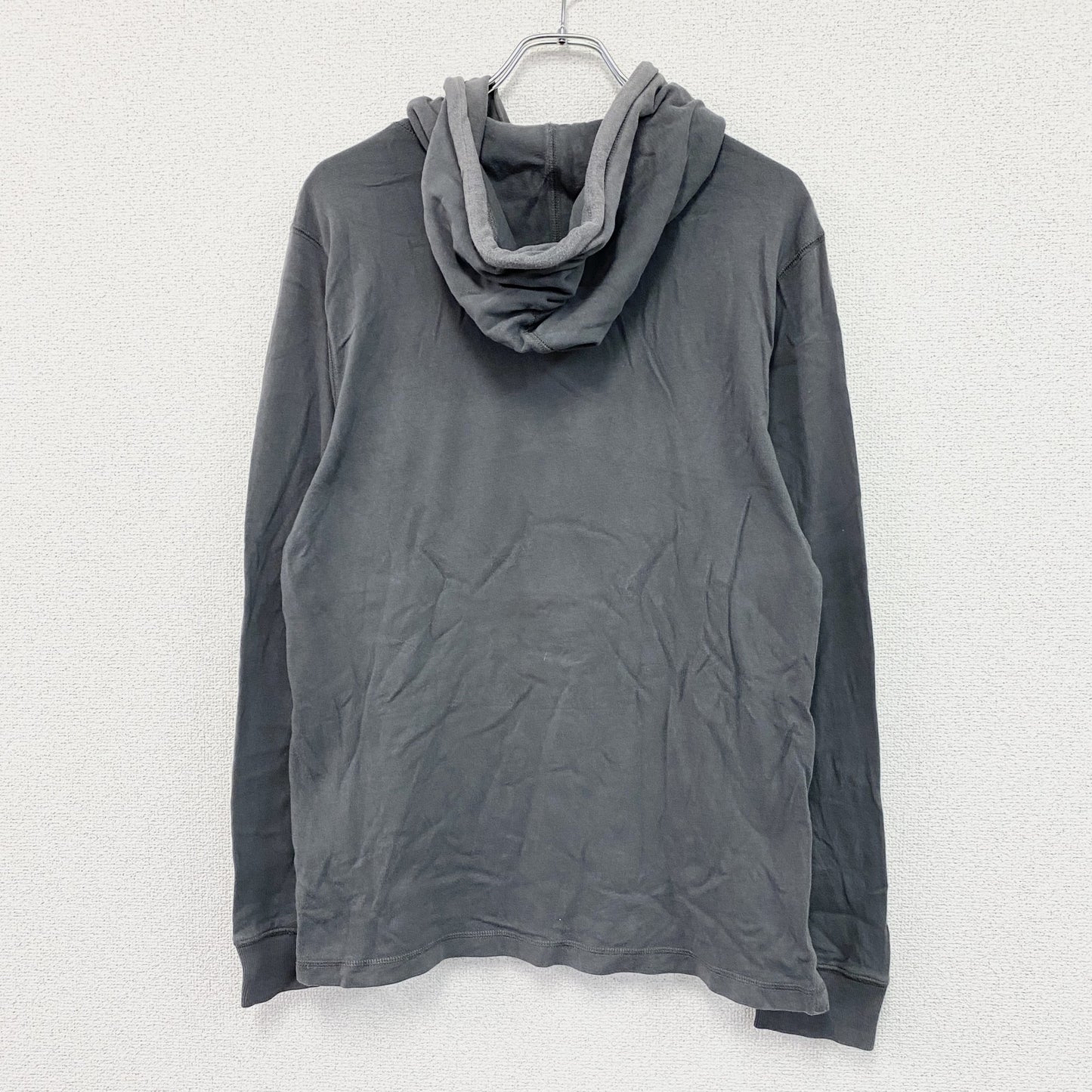 Abercrombie＆Fitch　アバクロンビー＆フィッチ　スウェットパーカー/フーディー　フェード　ダークグレー　Mサイズ