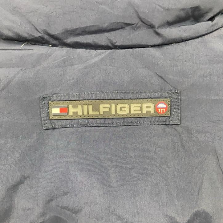 TOMMY HILFIGER　トミーヒルフィガー　フルジップダウンベスト　紺　ネイビー　Lサイズ