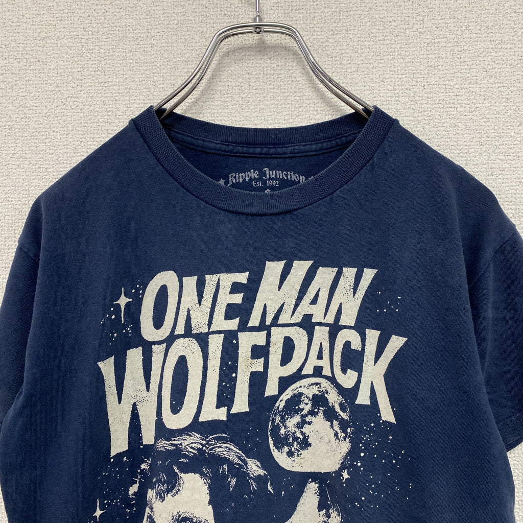 Ripple Junction　リップルジャンクション　半袖プリントTシャツ　ムービーT　紺　ネイビー　Sサイズ