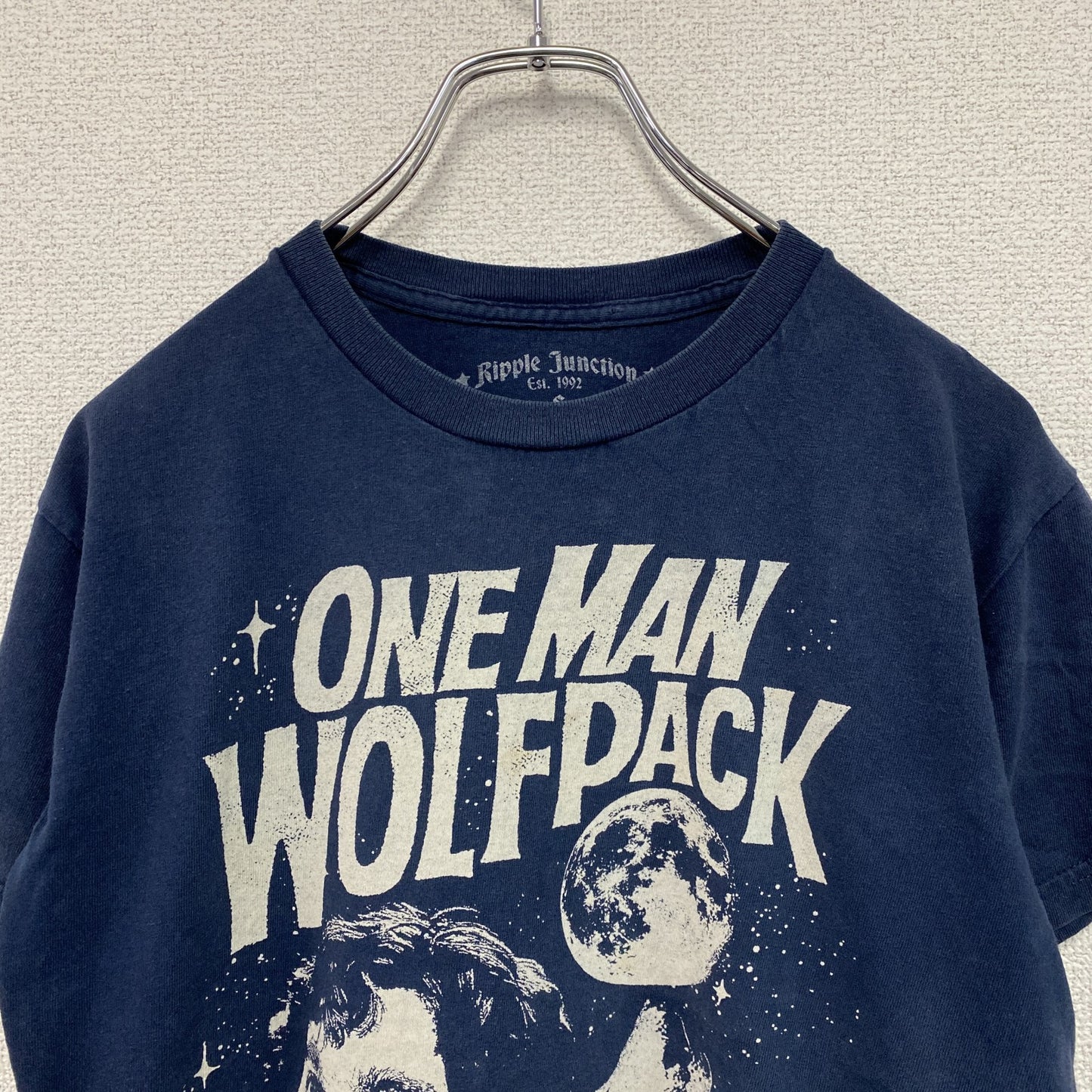 Ripple Junction　リップルジャンクション　半袖プリントTシャツ　ムービーT　紺　ネイビー　Sサイズ