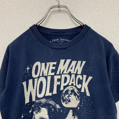 Ripple Junction　リップルジャンクション　半袖プリントTシャツ　ムービーT　紺　ネイビー　Sサイズ