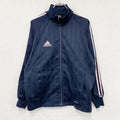 adidas　アディダス　CLIMALITE　トラックジャケット/ジャージ　パフォーマンスロゴ　ラグランスリーブ　ネイビー　Mサイズ