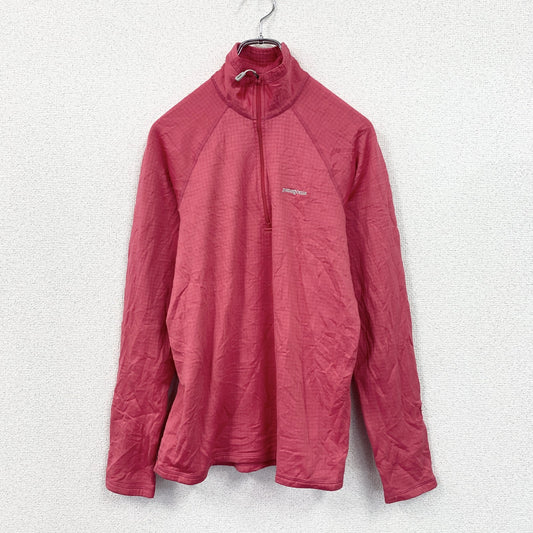 Patagonia　パタゴニア　ハーフジップフリースプルオーバー　ショッキングピンク　Mサイズ