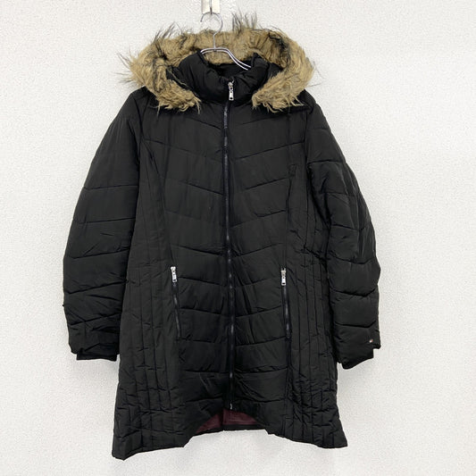 TOMMY HILFIGER　トミーヒルフィガー　フルジップ中綿ジャケット　黒　ブラック　2XLサイズ