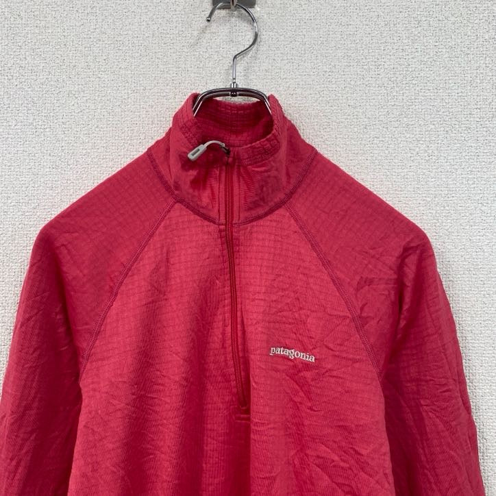 Patagonia　パタゴニア　ハーフジップフリースプルオーバー　ショッキングピンク　Mサイズ