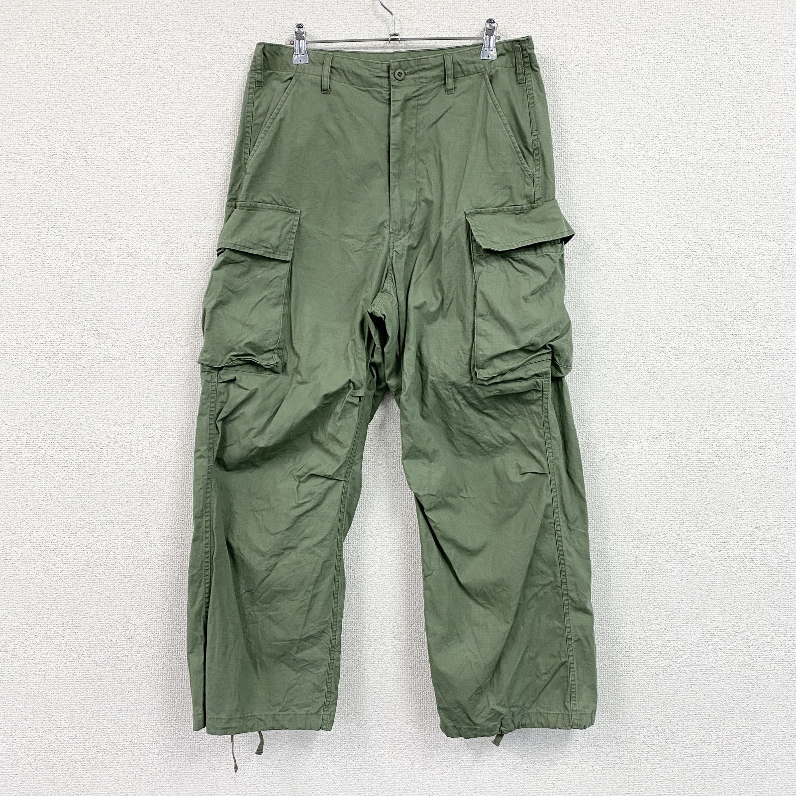 URBAN RESERCH　アーバンリサーチ　コットンリップストップカーゴパンツ　カーキ　Mサイズ